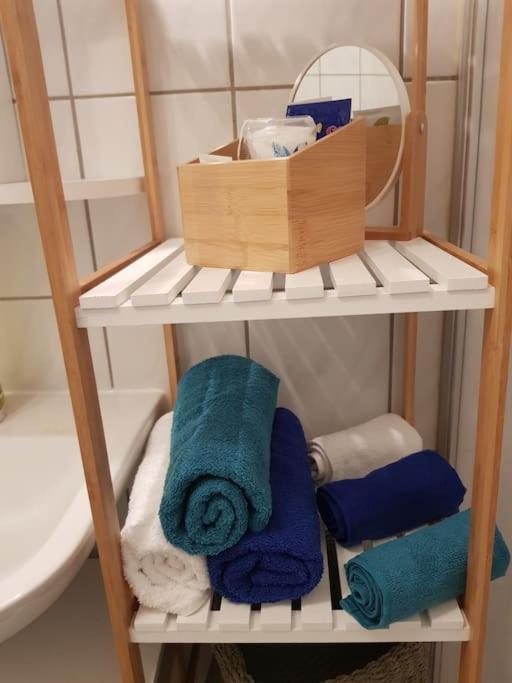 Wellenglitzern Appartement Breege Buitenkant foto